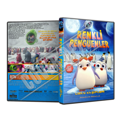 Renkli Penguenler-Penguin Rescue 2018 Türkçe Dvd Cover Tasarımı